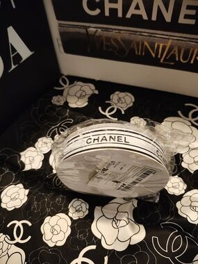 Black and White Logo Ribbon Roll